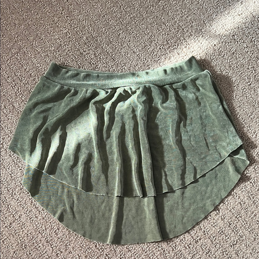 Green ballet skirt